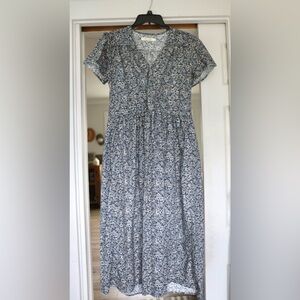 Christy Dawn “The Dawn” Dress: Daisy Navy in Medium
